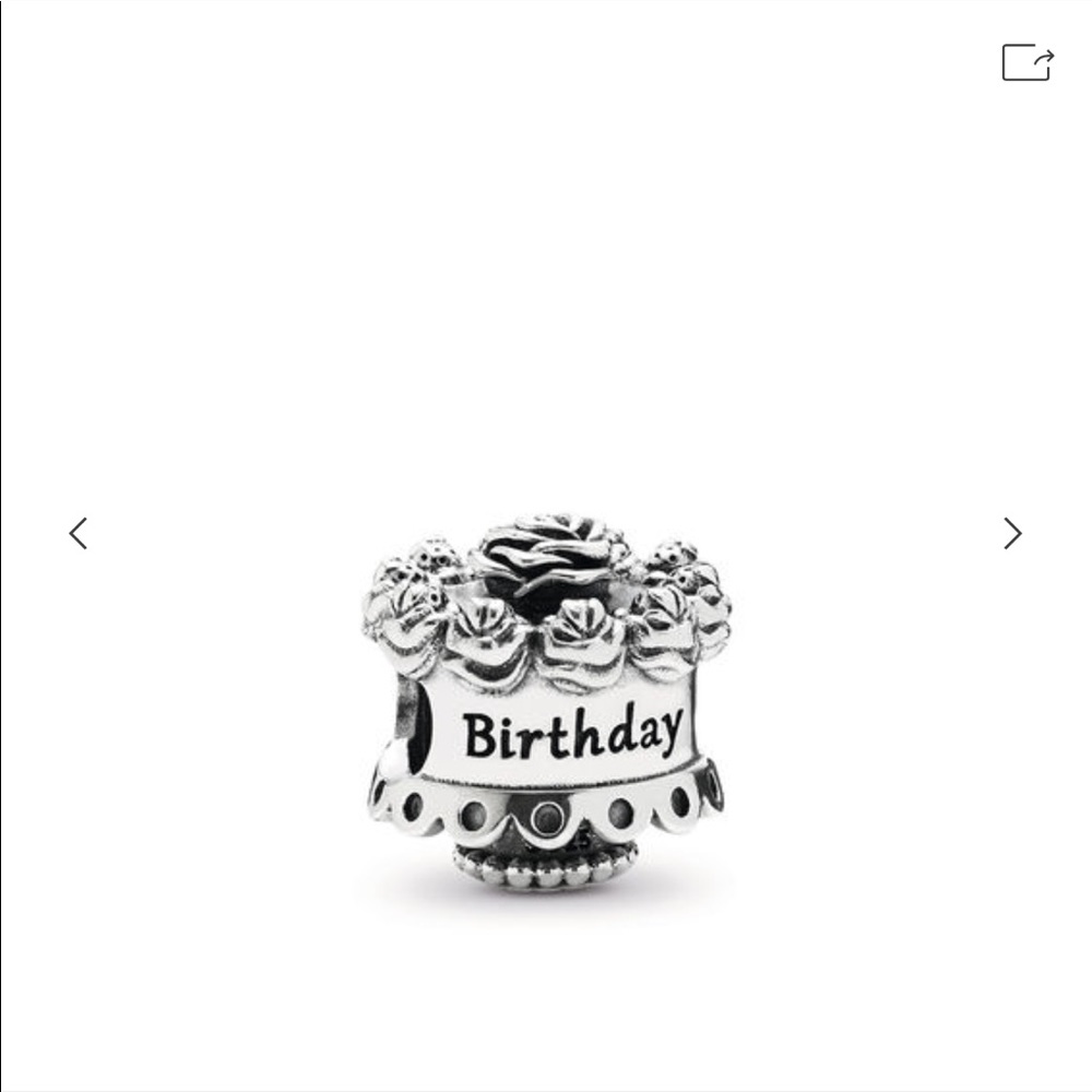 Happy birthday pandora charm